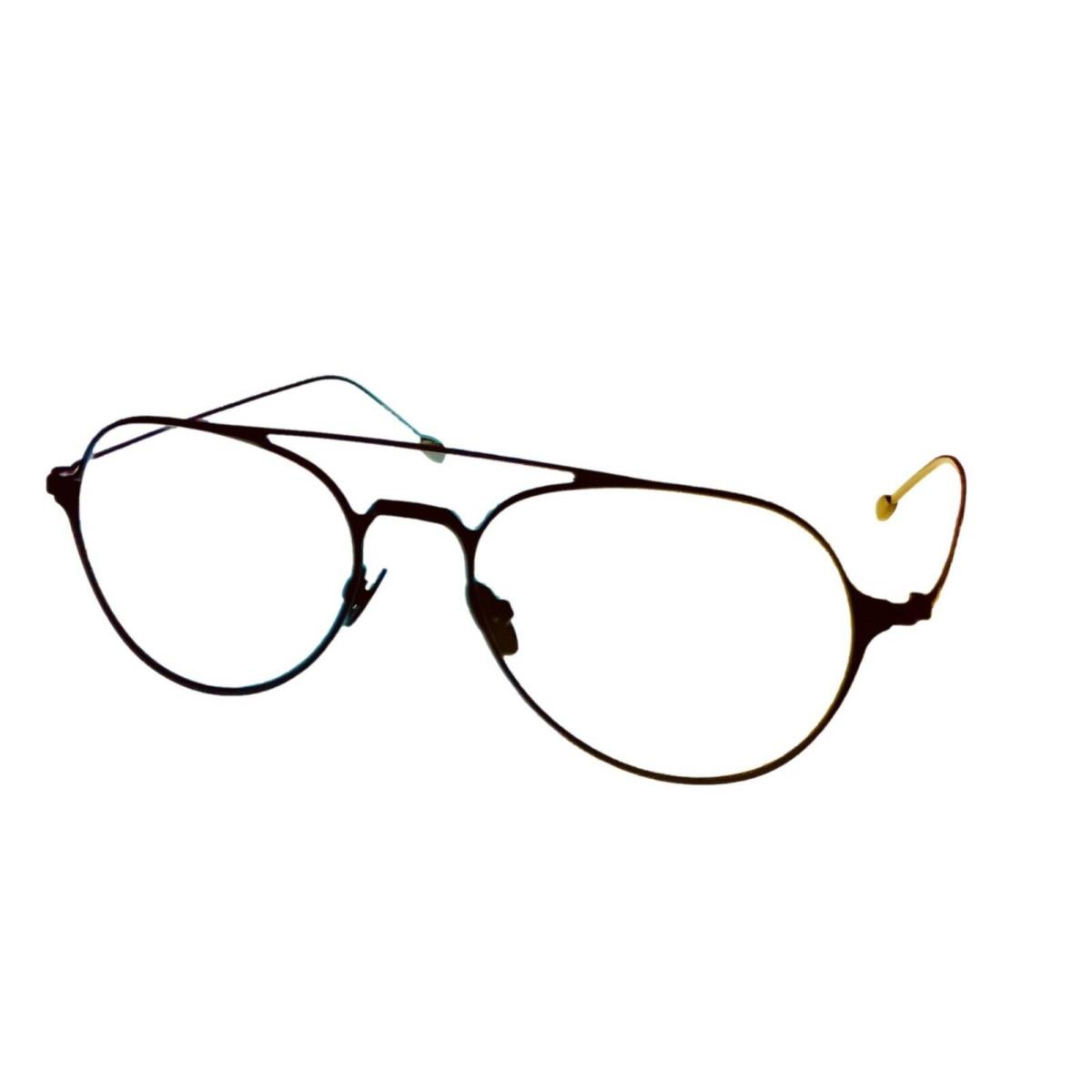 John Varvatos Mens Eyeglass Metal Aviator Brown / Metal V164. 53mm