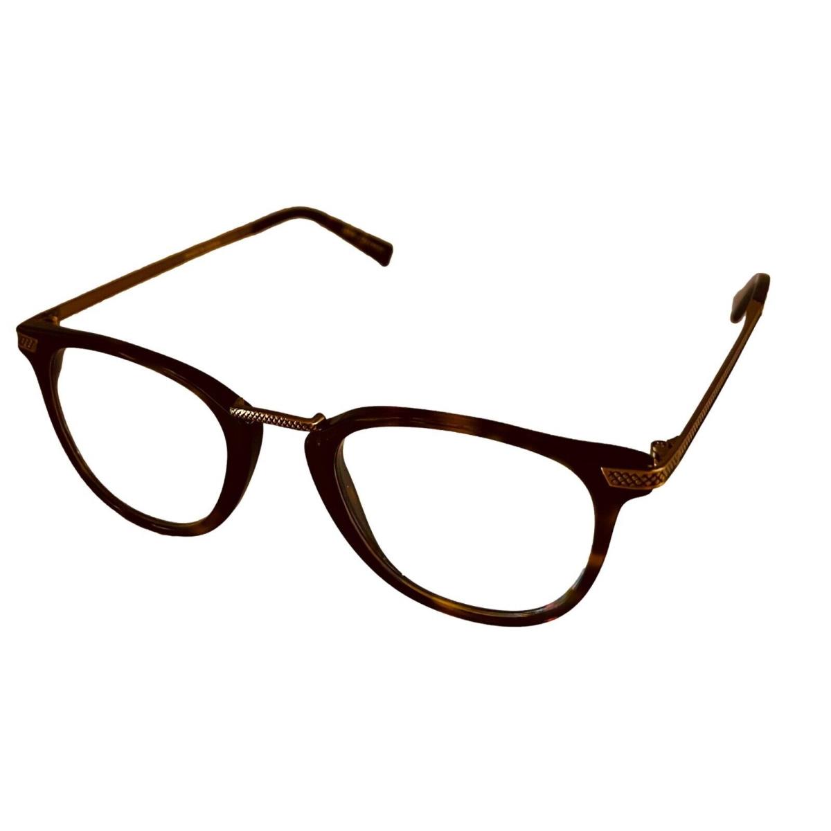 John Varvatos Mens Plastic Eyeglass Tortoise Square V372 48mm