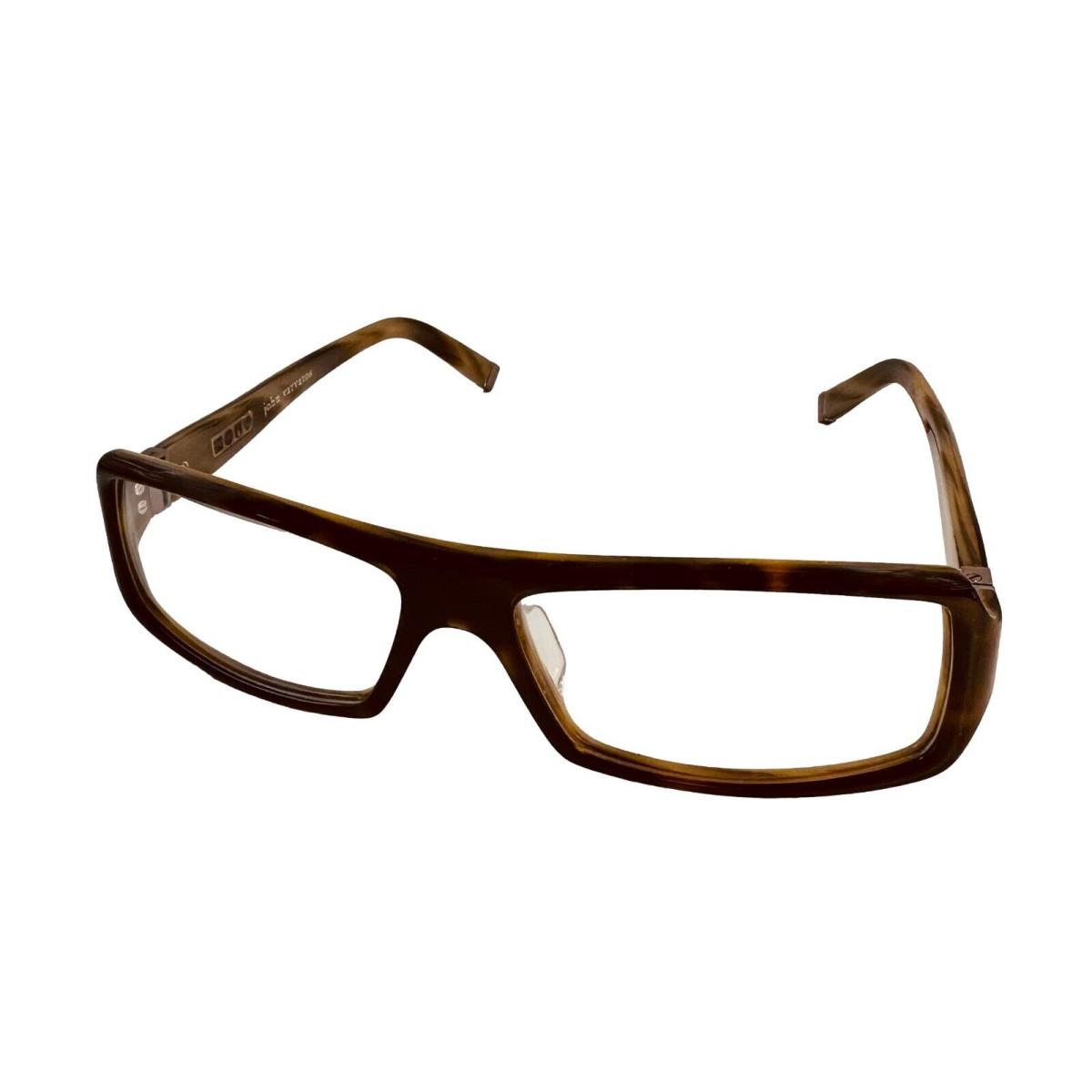 John Varvatos Rectangle Mens Brown Demi Eyewear Plastic Frame V304 54mm