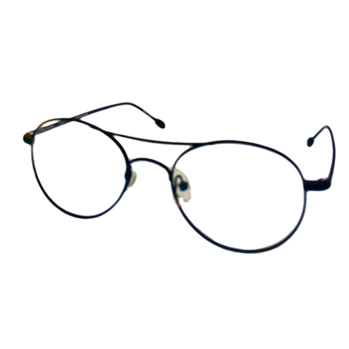 John Varvatos Mens Eyeglass Round Matte Black / Metal V158 51mm