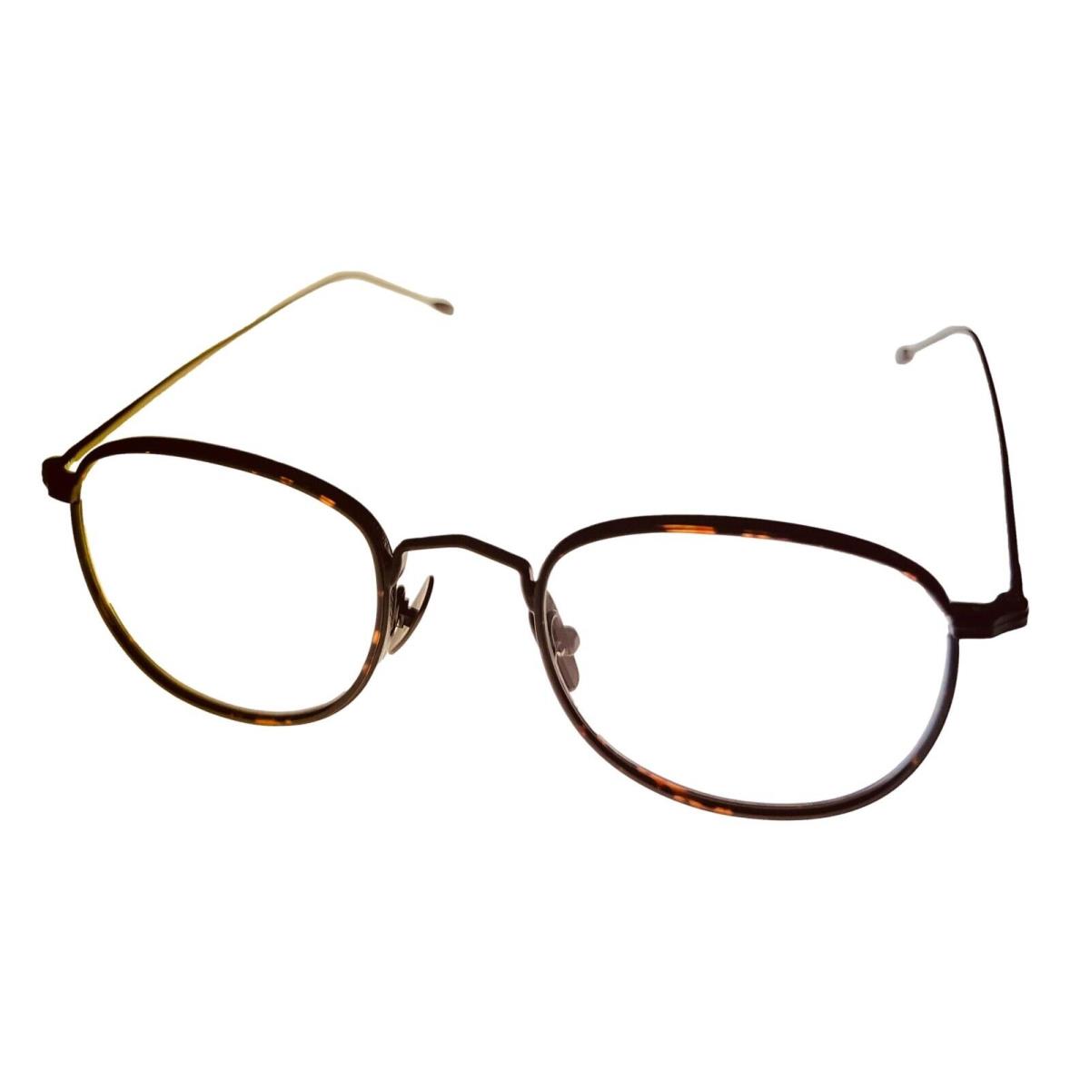 John Varvatos Mens Eyeglass Soft Square Tortoise Black Metal V178 49mm