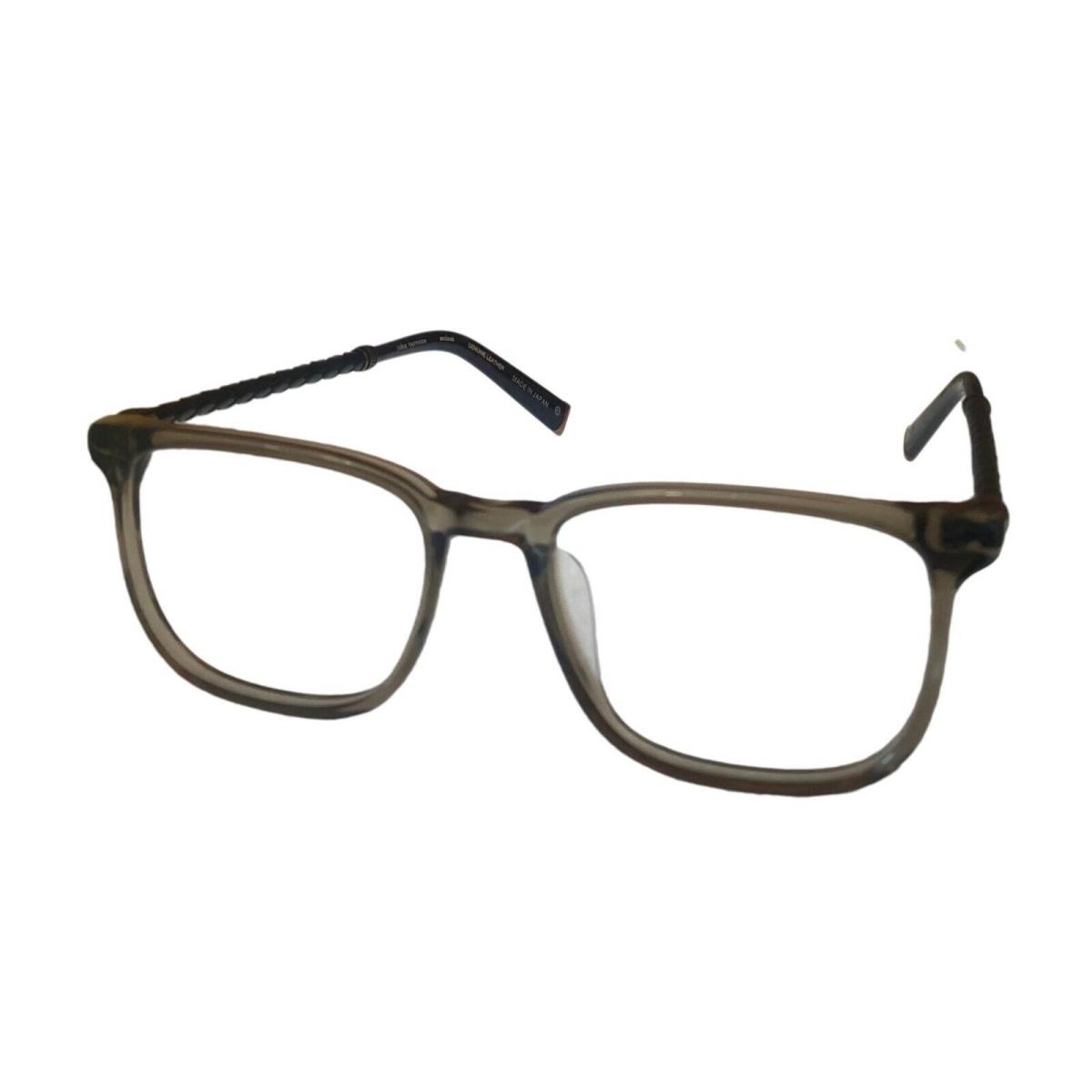 John Varvatos Rectangle Mens Smoke Crystal Eyewear Plastic Frame V400 53mm