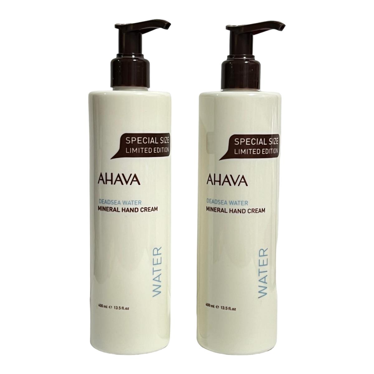 Ahava Mineral Hand Cream Deadsea Water 13.5oz Ltd Ed Choose 1 or 2 Bottles TWO BOTTLES