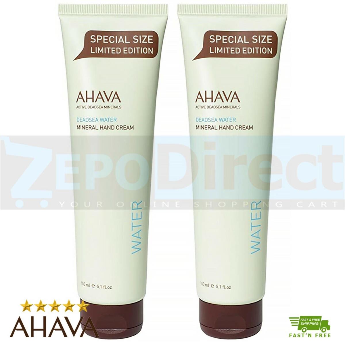 Ahava Dead Sea Water Duo Mineral Hand Cream Lotion 2 x 150 ml 5.0 oz