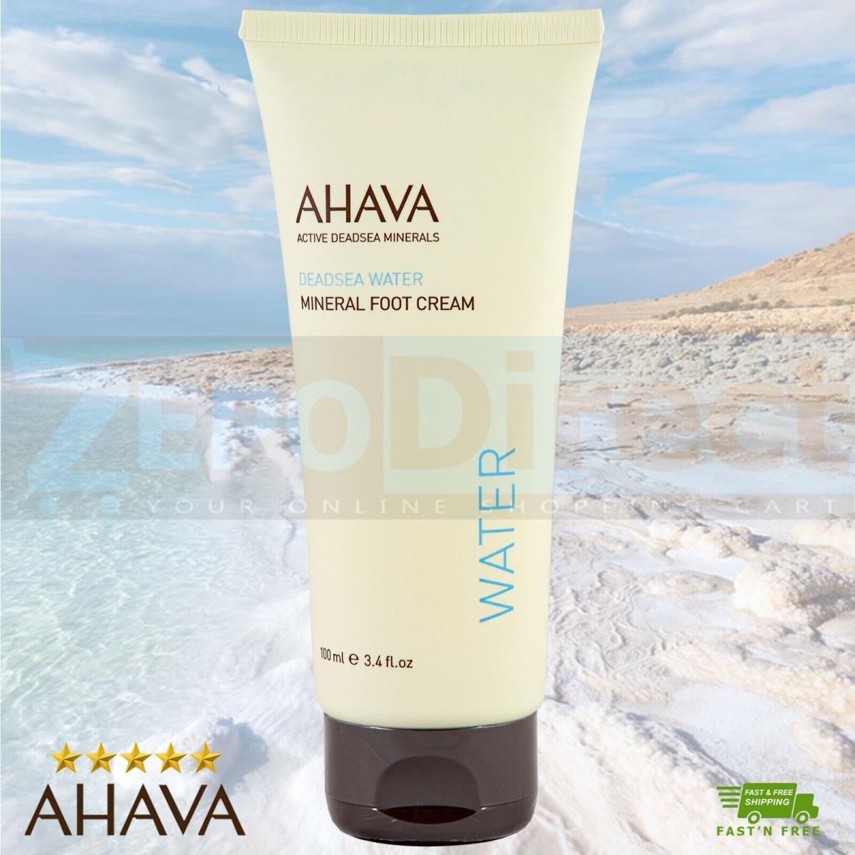 Ahava Deadsea Water Mineral Foot Feet Cream Lotion 100 ml 3.4 Fl. oz