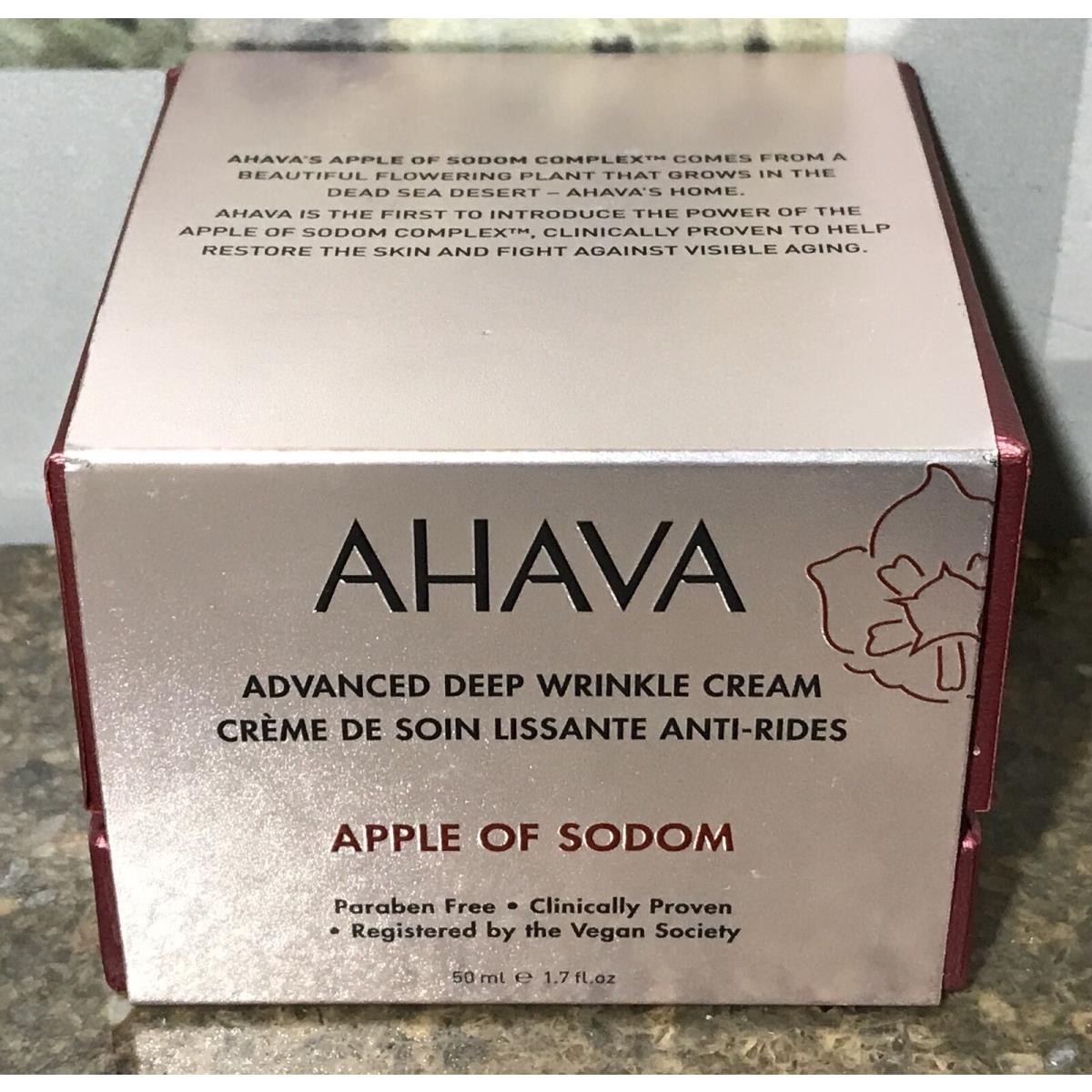 Ahava - Advanced Deep Wrinkle Cream - Apple Of Sodom - 50ml/1.7fl oz Each