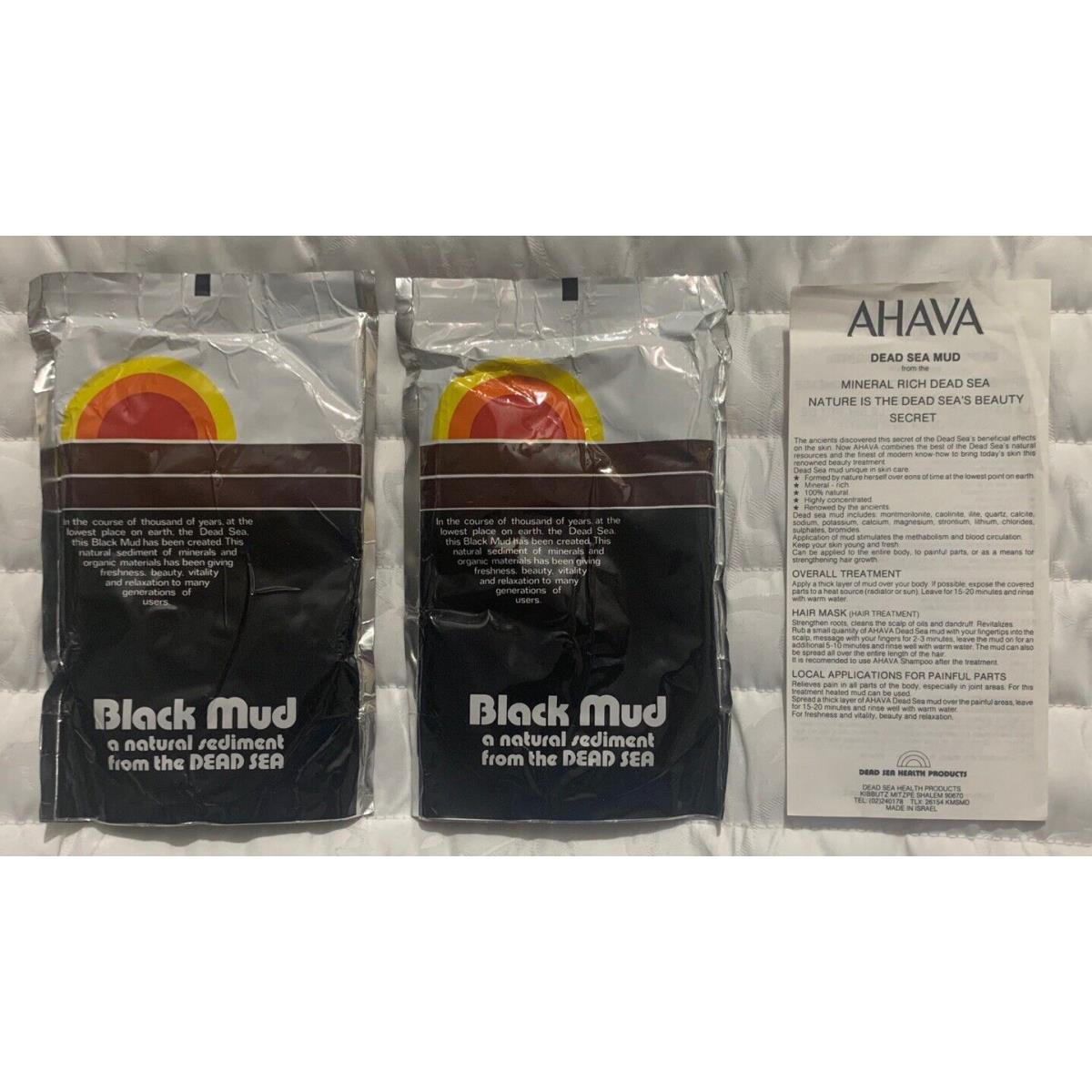 Ahava Rich Black Dead Sea Mineral Mud Total Body Treatment Pack Fastship