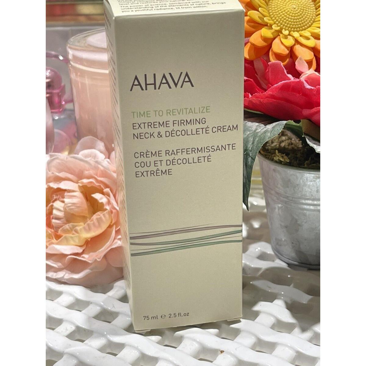 Ahava Extreme Firming Neck Decollet Cream 2.5oz/75mL