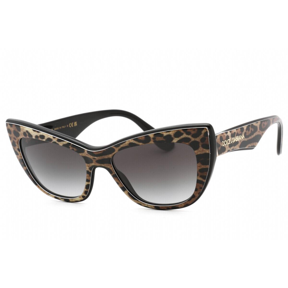 Dolce Gabbana DG4417 31638G Black Leopard / Grey Gradient 54-17-145