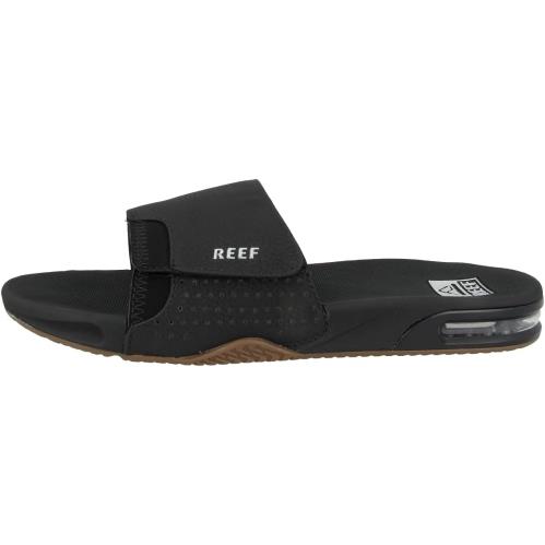 Reef Mens Fanning Slide Black/Silver