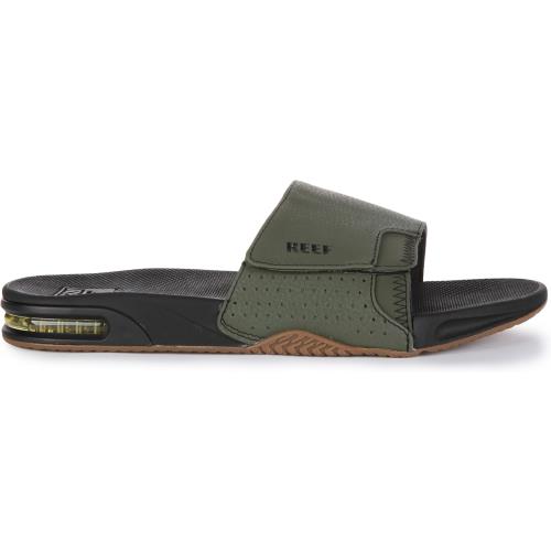 Reef Mens Fanning Slide Dark Olive