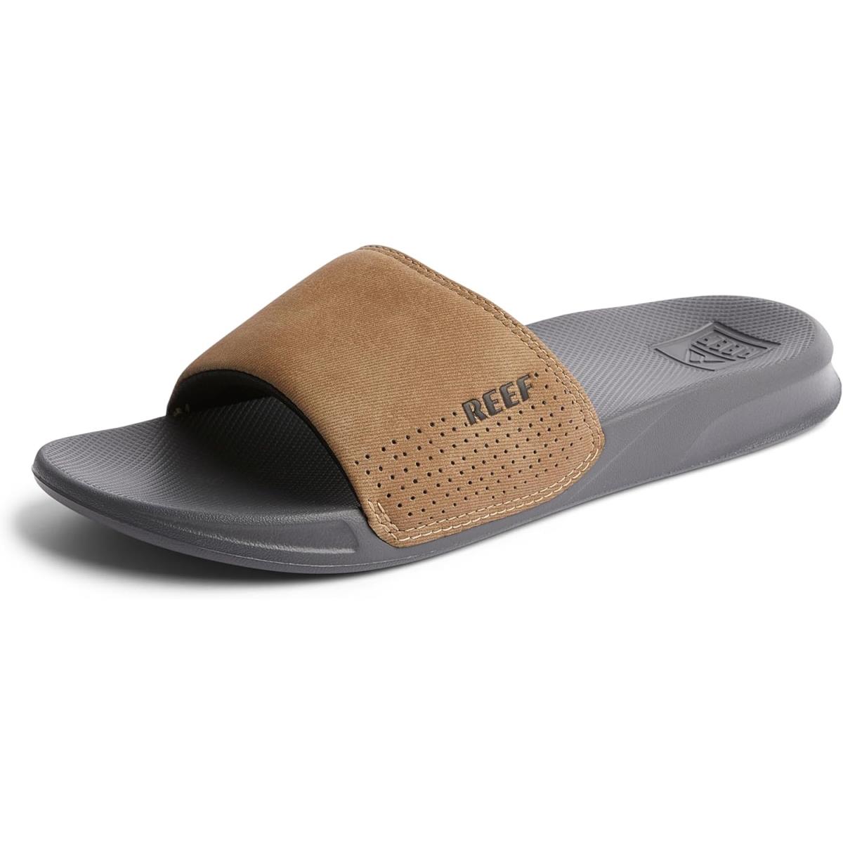 Reef Mens One Slide Grey/Tan