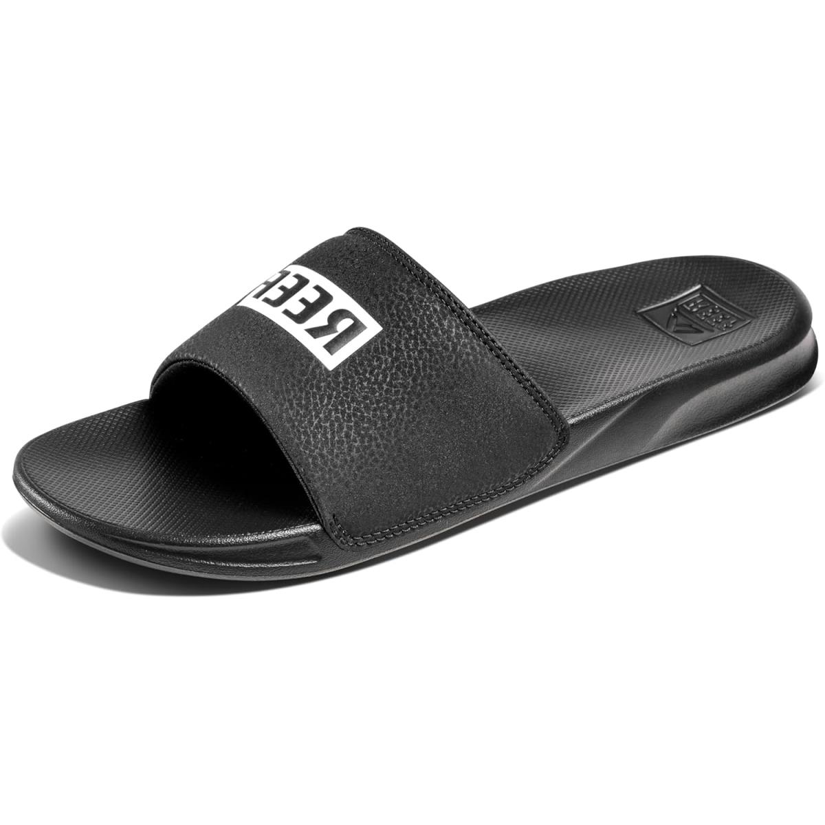 Reef Mens One Slide Reef Black/White