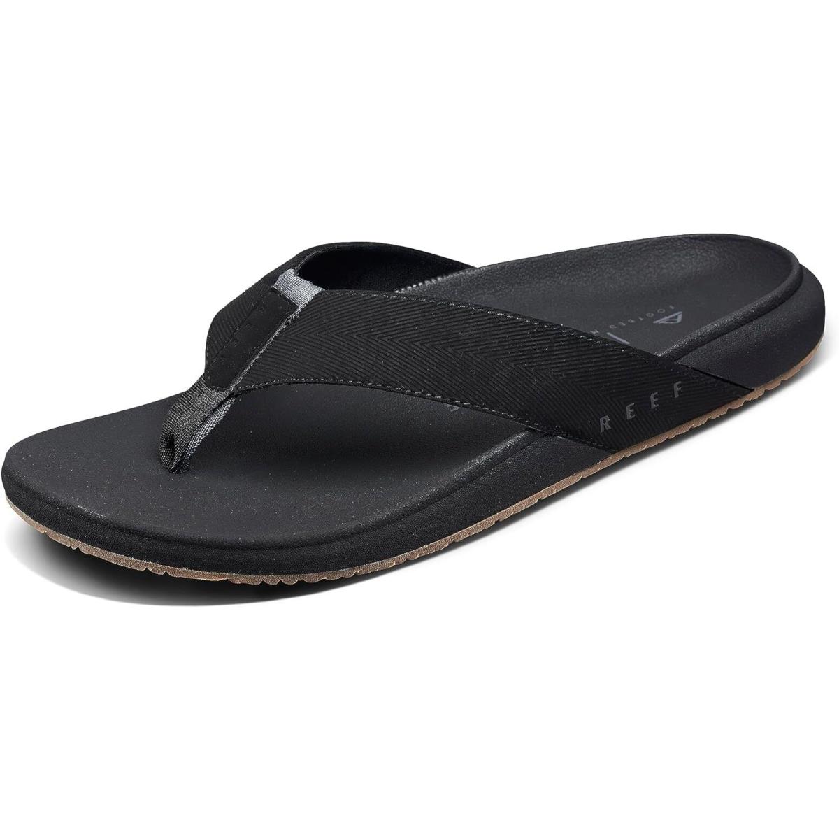 Man Reef The Raglan Flip Flop Sandal CJ3889 Color Black/gum