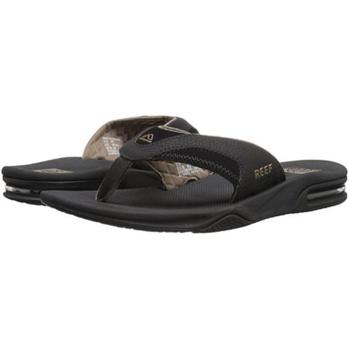 Reef Mens Fanning Sandals Black/Brown