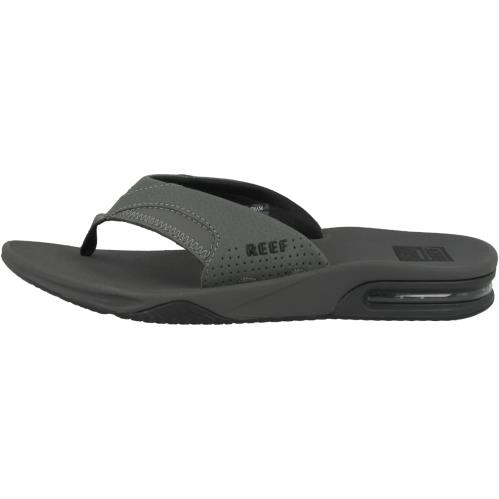 Reef Mens Fanning Sandals Grey/Black