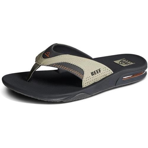 Reef Mens Fanning Sandals Olive/Sudan