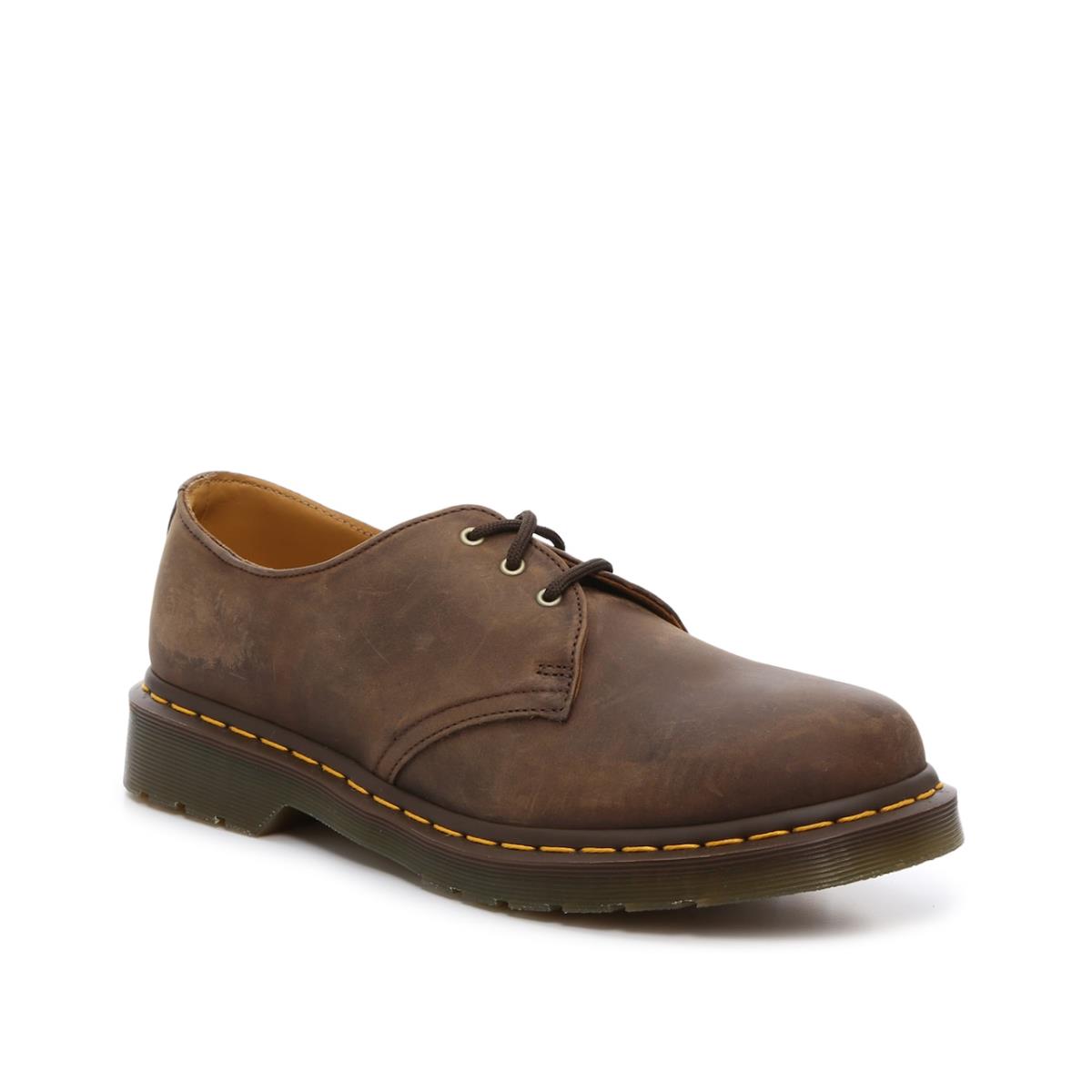 Man`s Oxfords Dr. Martens 1461 Gaucho Crazy Horse Oxford - Dark Brown