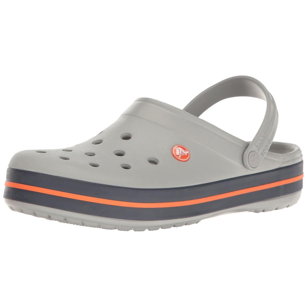 Crocs Unisex Adult Men`s and Women`s Cro Sz_12 Women/10 Men_light Grey/navy