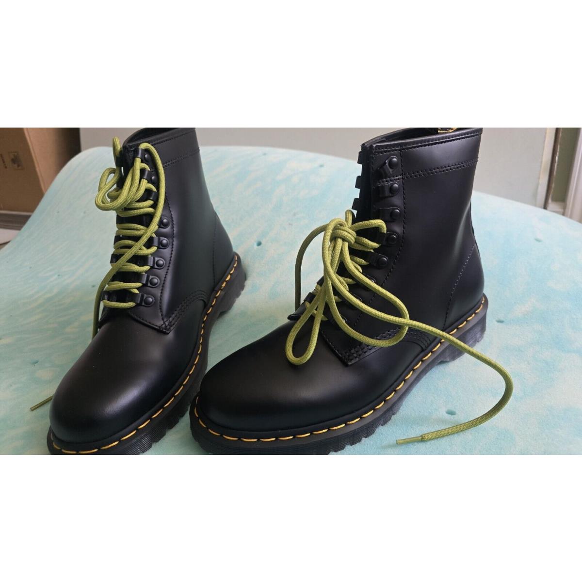 Men`s Shoes Dr. Martens 1460 Smooth Ben Black 8 Eye Leather Boots Size 9 US