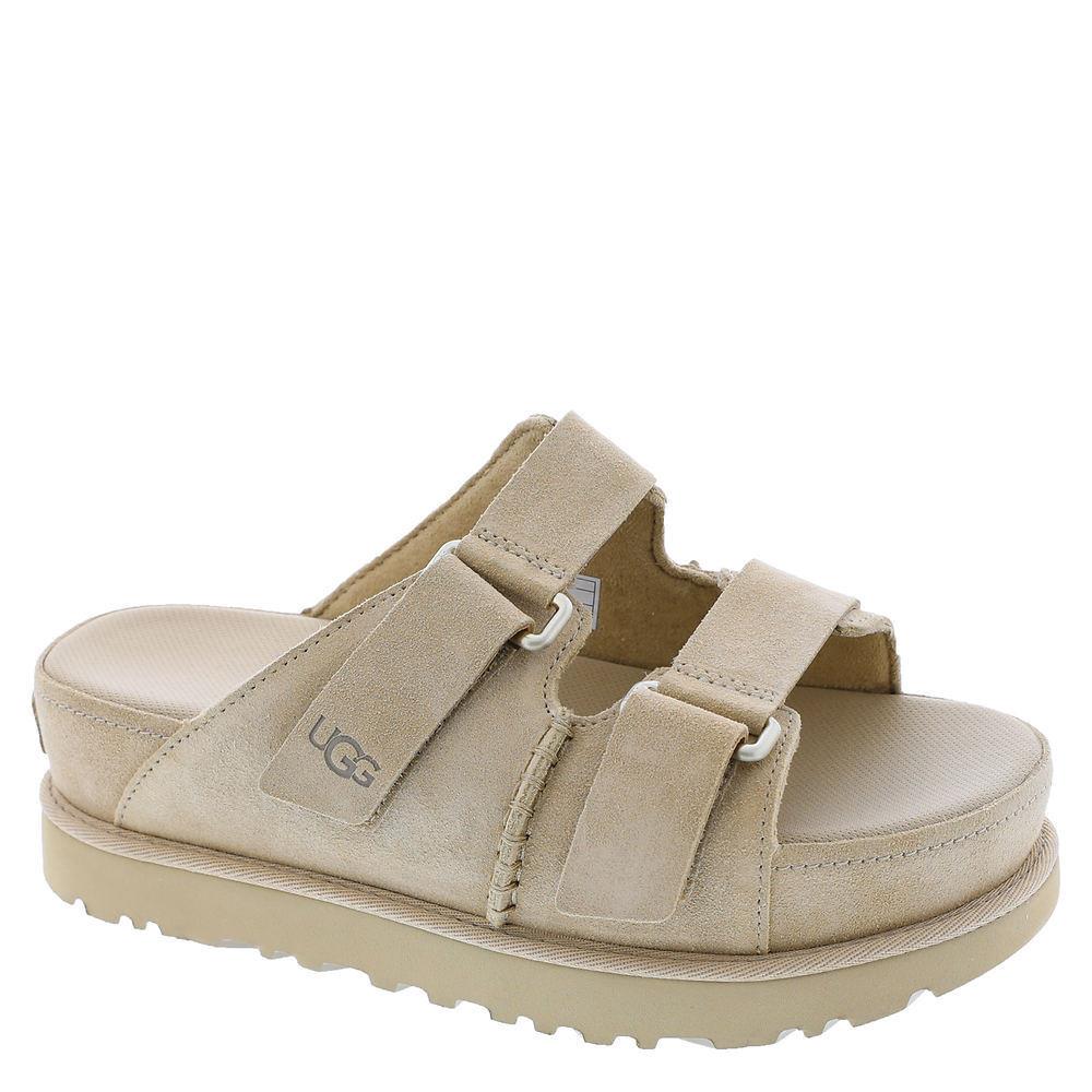 Women`s Shoes Ugg Goldenstar HI Slide Suede Sandals 1155458 Sand