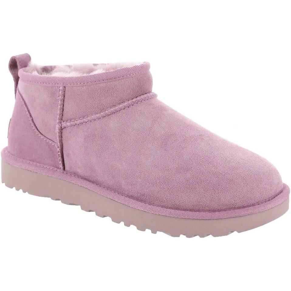 Women`s Shoes Ugg Classic Ultra Mini Sheepskin Ankle Boots 1116109 Dusty Orchid