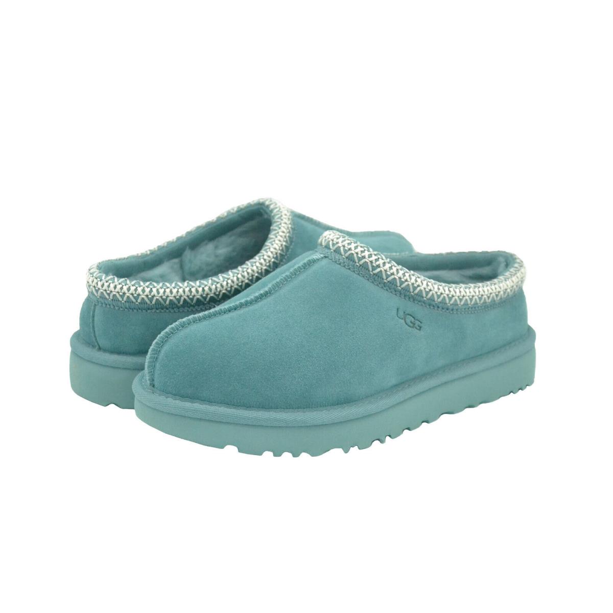 Women`s Shoes Ugg Tasman Suede Sheepskin Slippers 5955 Deep Ice - Blue