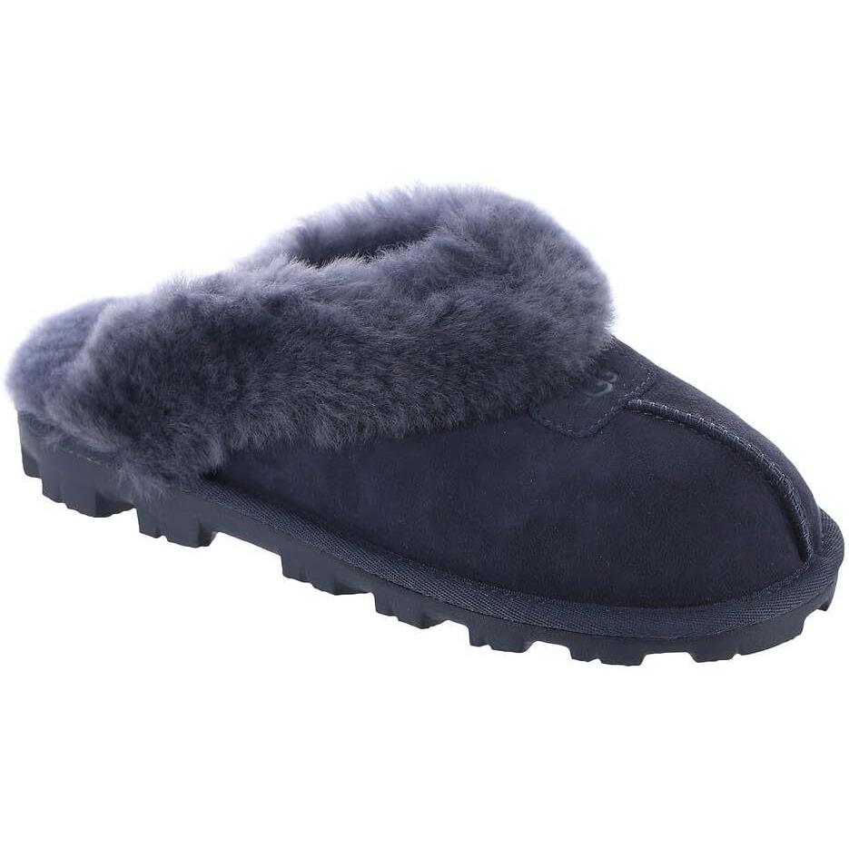 Women`s Shoes Ugg Coquette Sheepskin Slide Slippers 5125 Eve Blue