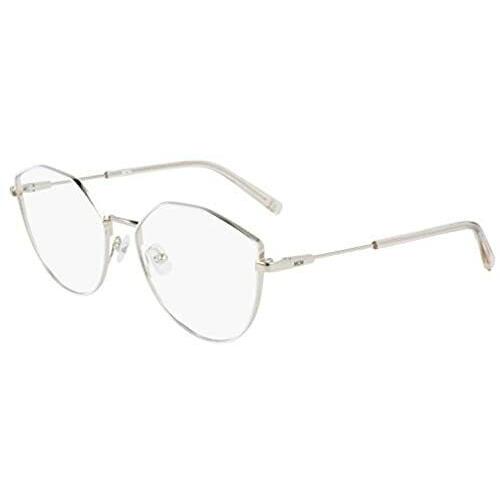 Mcm 2151 751 Shiny Light Gold White Eyeglasses 56mm with Mcm Case