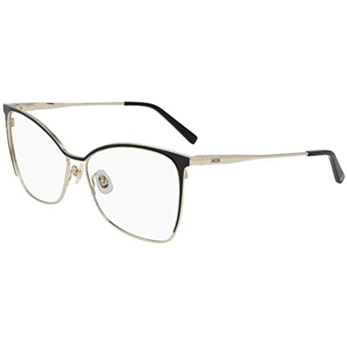 MCM2139 001 Black Gold Eyeglasses 57mm with Mcm Case