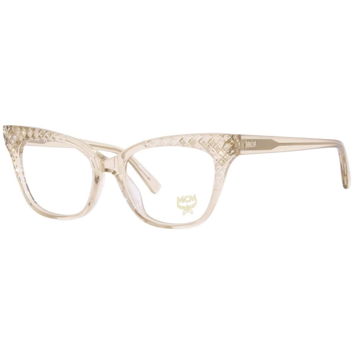 Mcm 2720R 237 Crystal Champagne Eyeglasses 52mm with Mcm Case