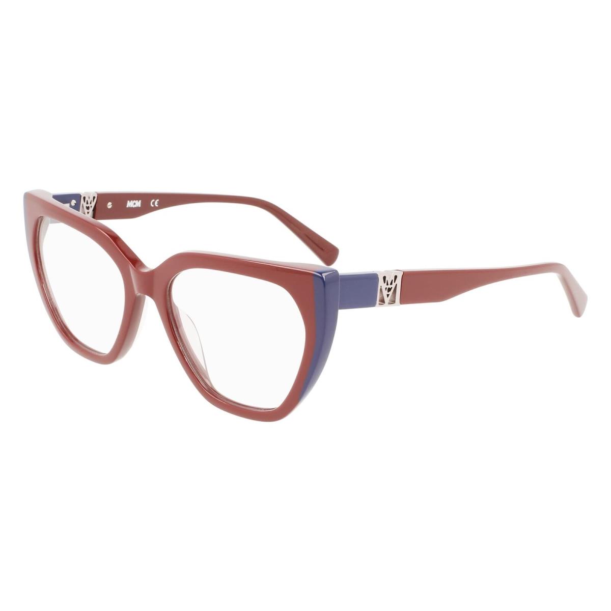 Mcm 2725 607 Burgundy Blue Eyeglasses 55mm with Mcm Case