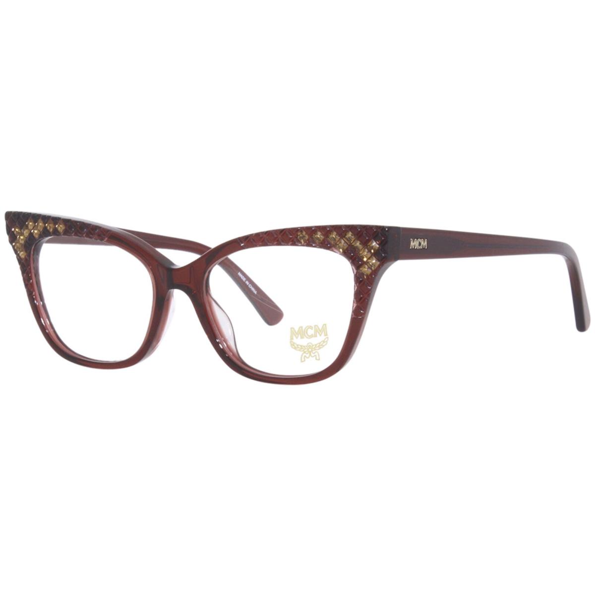 Mcm MCM2720R 615 Eyeglasses Frame Women`s Red Full Rim Cat Eye 52mm