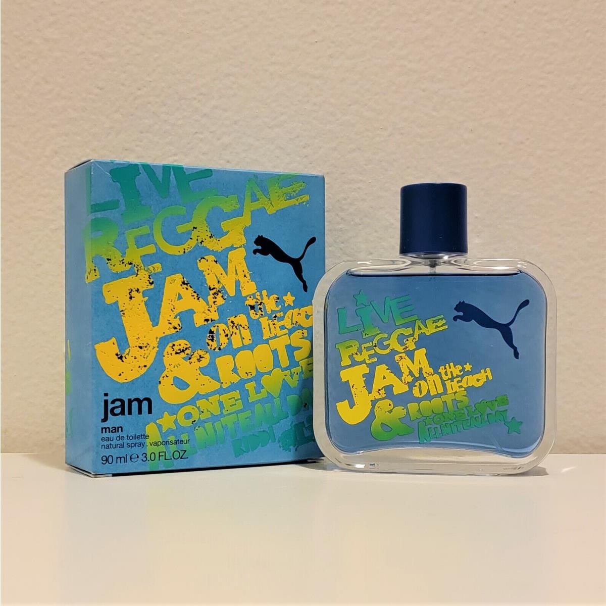 Puma Jam by Puma 3 oz / 90 ml Edt Spy Cologne For Men Homme Uomo Vintage