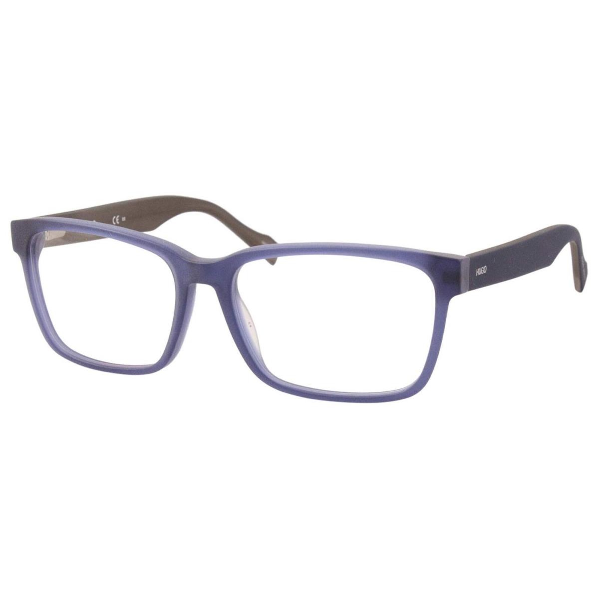 Hugo by Hugo Boss: HG 0182 Fll Matte Blue Eyeglasses 55/16/140