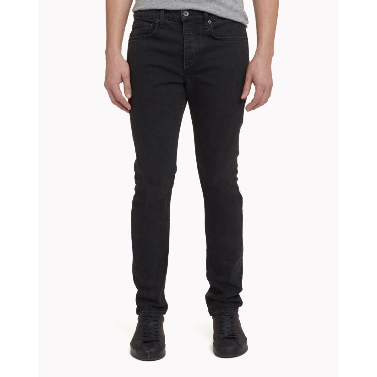 Rag Bone Fit 1 Extra Slim Fit Stretch Denim Dark Grey Jeans