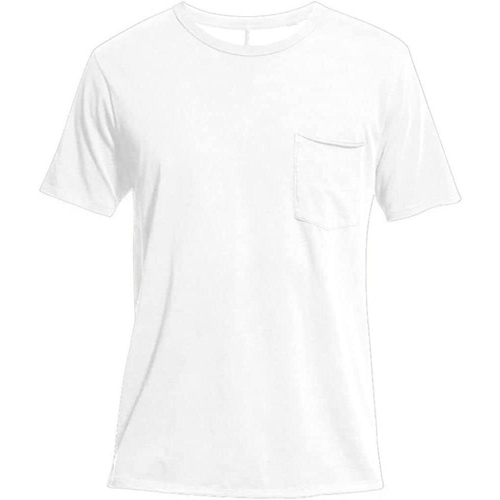 Rag Bone Men Miles Cotton Tee Short Sleeve Lightweight Jersey T-shirt White