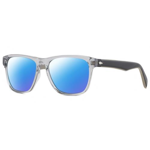 Rag Bone RNB5031/G/S Unisex Polarized Sunglasses Blue Crystal Black 56 mm 4 Opt