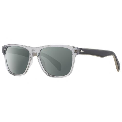 Rag Bone RNB5031/G/S Unisex Polarized Sunglasses Blue Crystal Black 56 mm 4 Opt Smoke Grey Polar