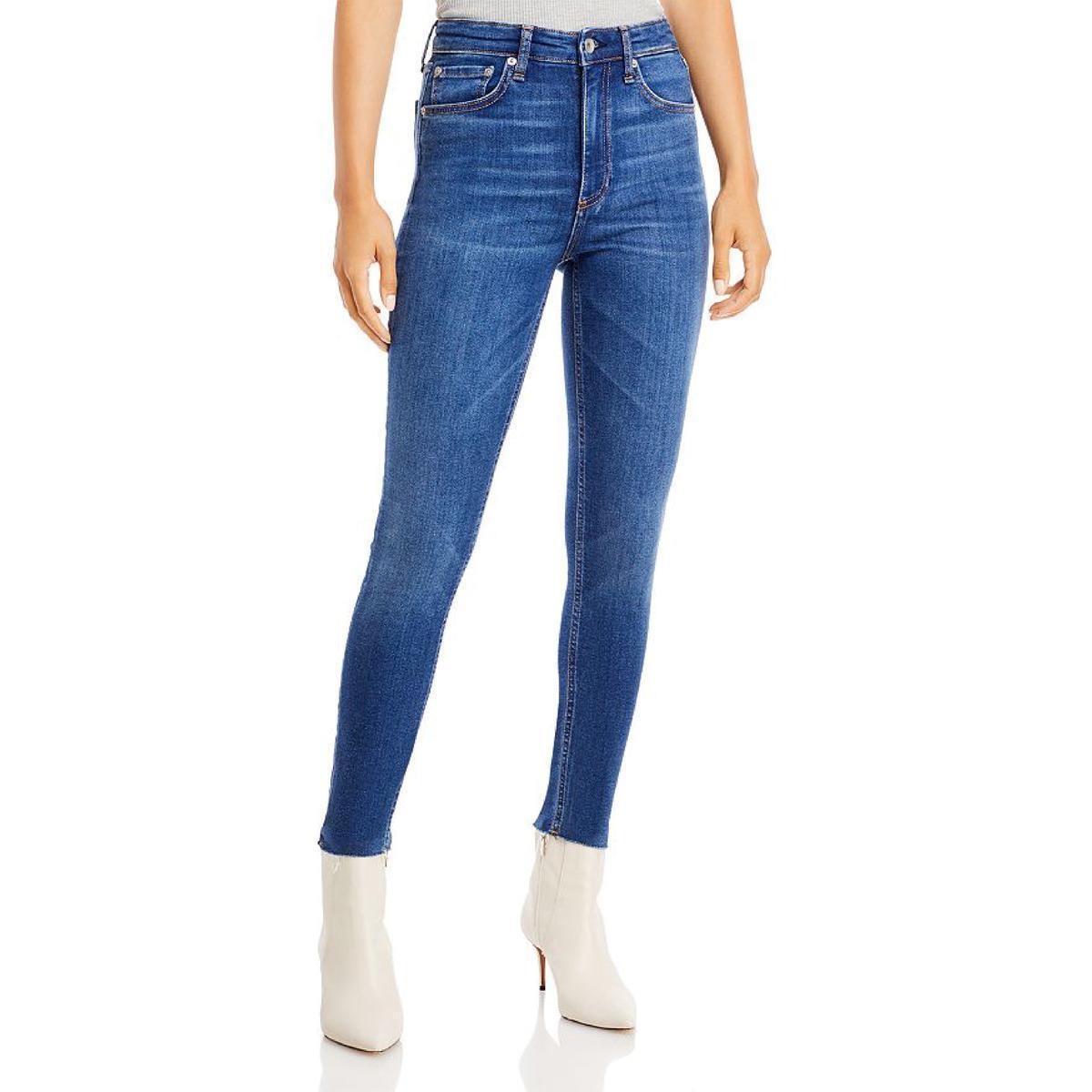 Rag Bone Womens Nina High Rise Skinny Denim Ankle Jeans Bhfo 9863 - Jasper