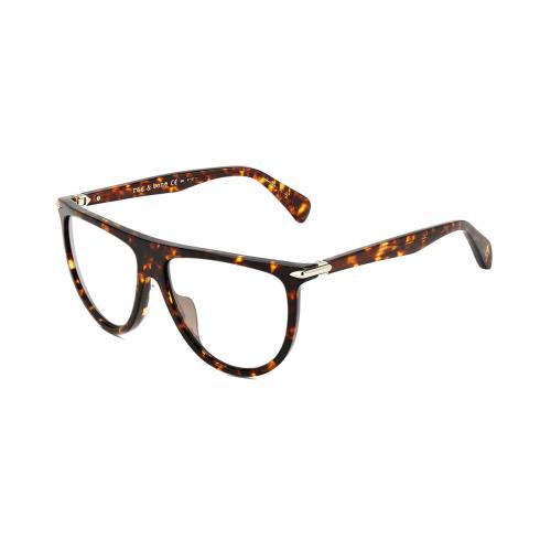 Rag Bone RNB1056/S Designer Reading Glasses Gloss Tortoise Havana Brown Amber Go