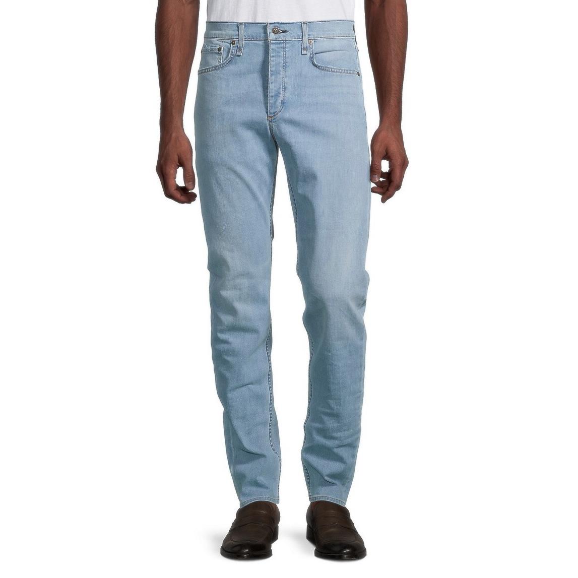 Rag Bone Men`s Fit 2 Slim Fit Washed Euclid Blue Jeans