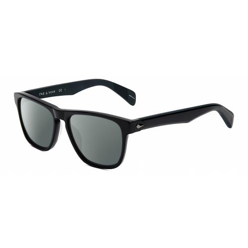 Rag Bone RNB5031/G/S Unisex Polarized Sunglasses Black Iron Grey 56 mm 4 Options Smoke Grey Polar