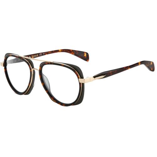 Rag Bone 5035 Designer Reading Glasses Gold Havana Tortoise Brown Grey Pilot 55m