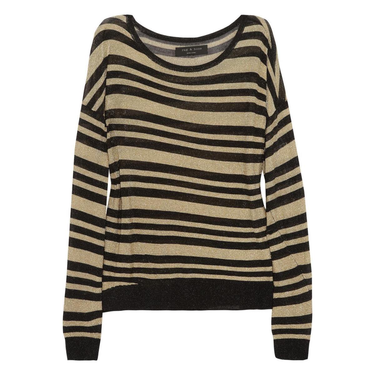 Rag Bone Striped Top Pullover Sweater