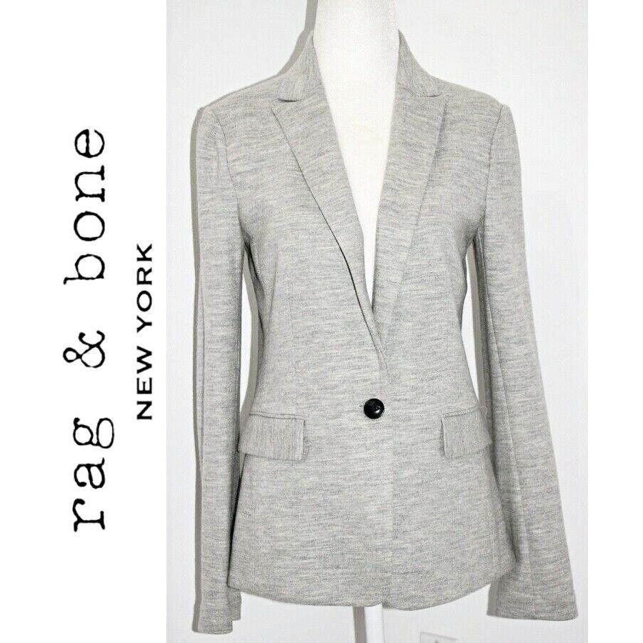 Rag Bone Lexi Wool Blazer Jacket sz 8-10 Made in Usa Style W292424PH