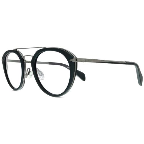 Rag Bone 1017 Designer Reading Glasses Matte Black Gunmetal Pilot 49mm