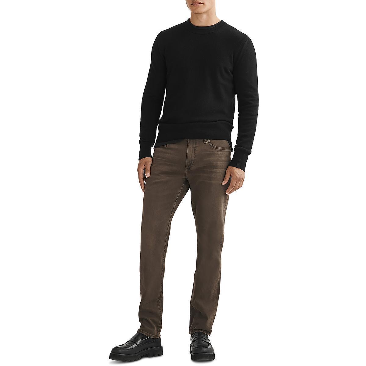 Rag Bone Mens Mid-rise Stretch Denim Slim Jeans Bhfo 1251 - Franco