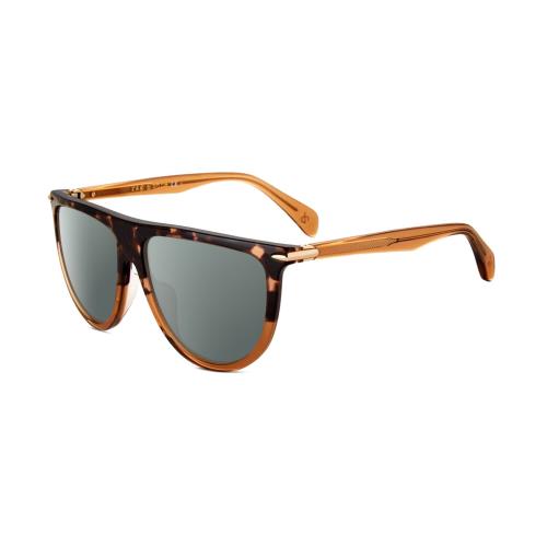 Rag Bone 1056 Unisex Polarized Sunglasses in Havana Tortoise Brown 57mm 4 Option Smoke Grey Polar