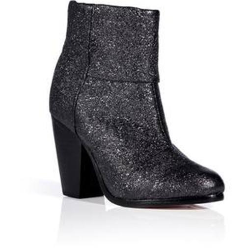 Rag Bone Classic Newbury Crinkled Gunmetal Leather Ankle Booties Boots